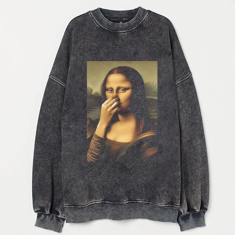 Renaissance Lady Holding Nose T-Shirt