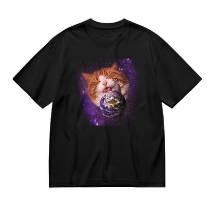 Galaxy Cat Graphic T-Shirt