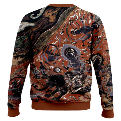 Dunhuang Art Print Crewneck Sweater