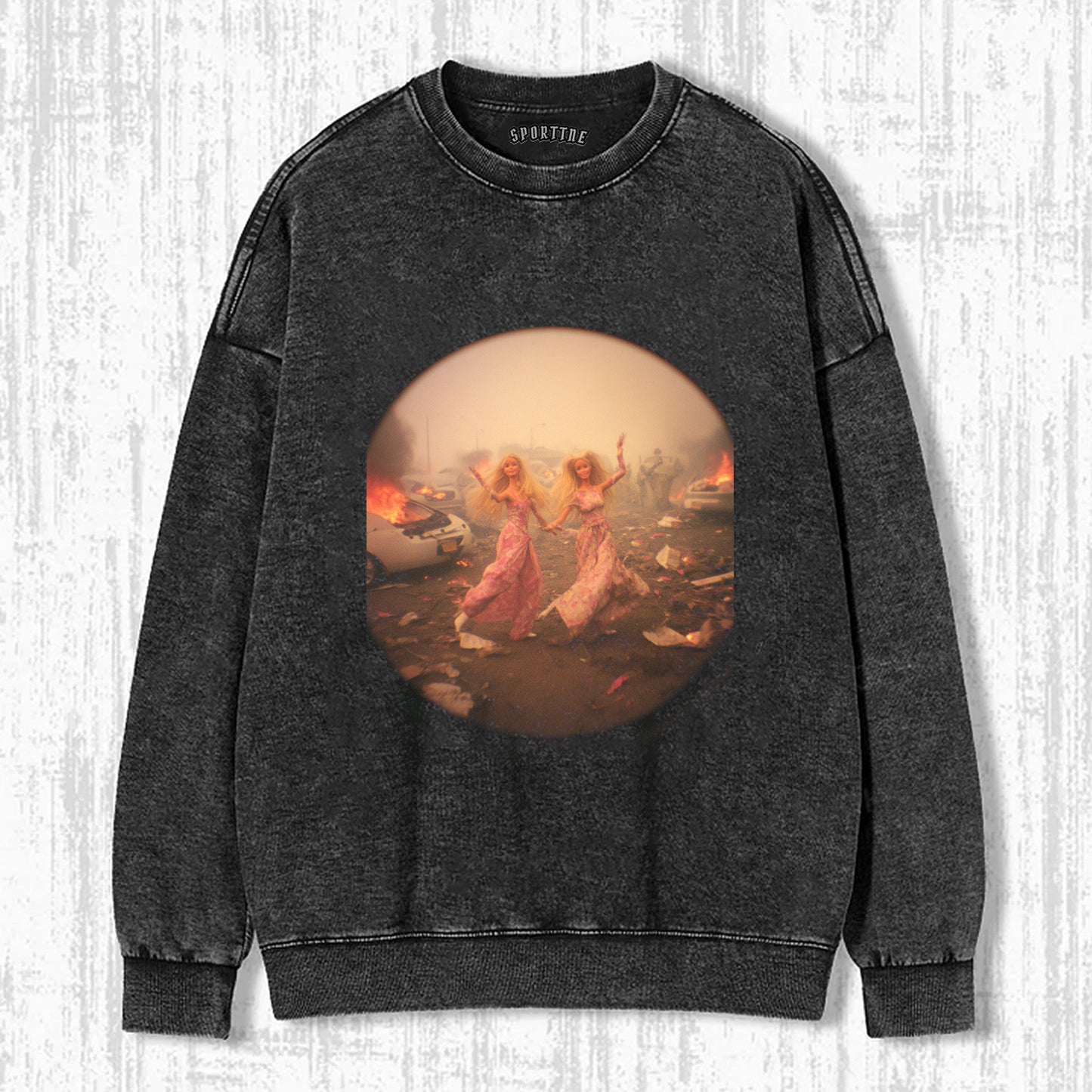 WAR TWO BARBIES DANCING TEE