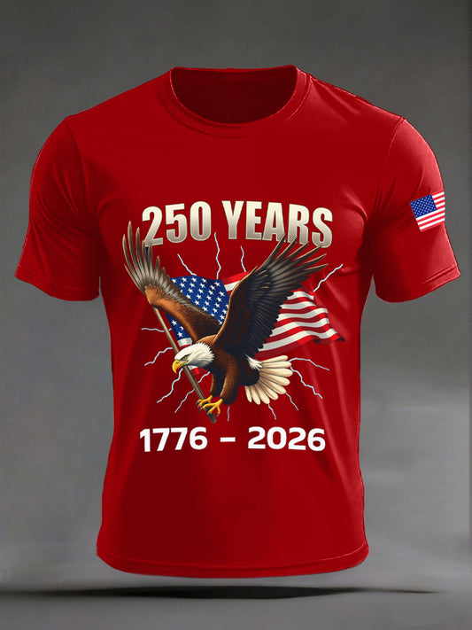 250th Anniversary Print T-Shirt For Men