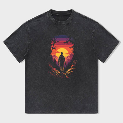 Sunset Journey Graphic T-Shirt