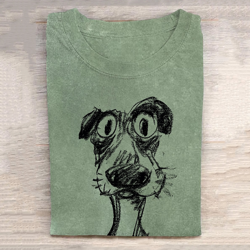 The Cute Dog Vintage T-shirt