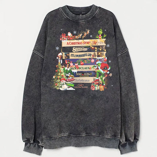Vintage Christmas VHS Sweatshirt - heygraff