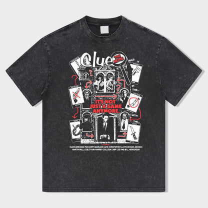 Mystery Tracker Acid Wash T-Shirt - heygraff