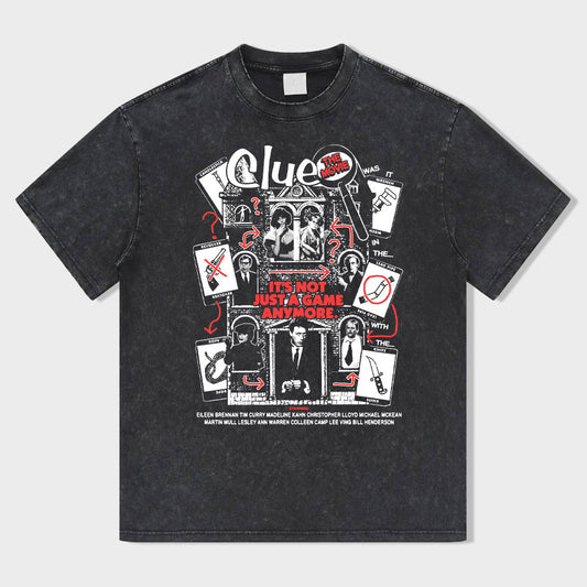 Mystery Tracker Acid Wash T-Shirt - heygraff