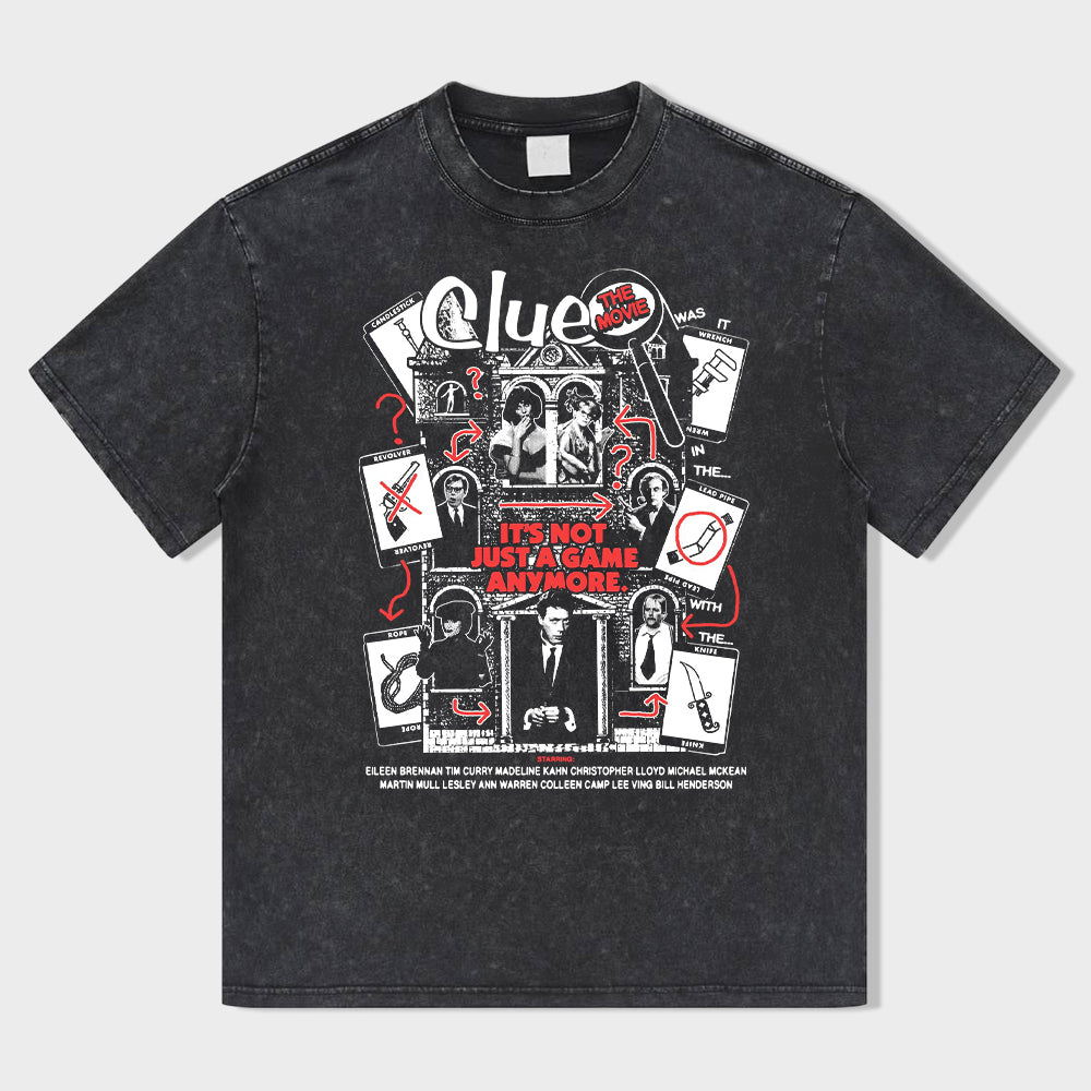 Mystery Tracker Acid Wash T-Shirt - heygraff