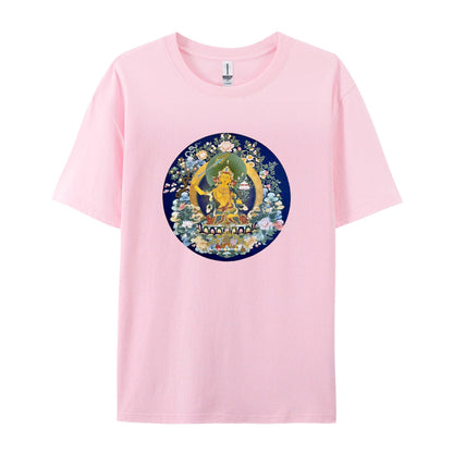 Buddhist Thangka Art T-Shirt  Golden Buddha