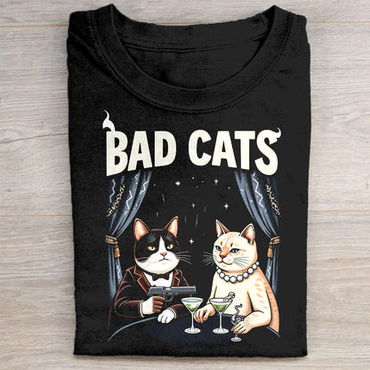 Bad Cats Graphic T-Shirt