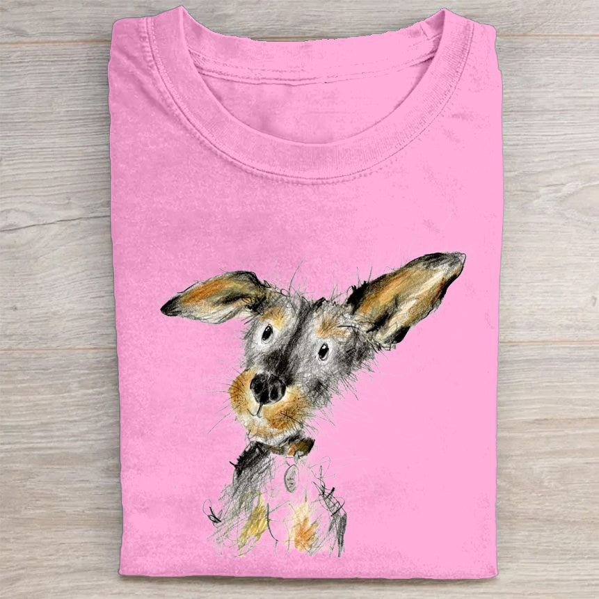 The Cute Dog Vintage T-shirt