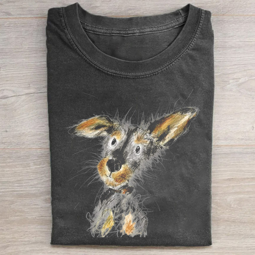 The Cute Dog Vintage T-shirt