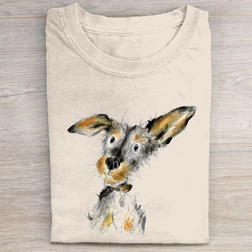 The Cute Dog Vintage T-shirt