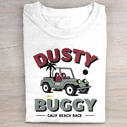Dusty Buggy Beach Race Graphic T-Shirt