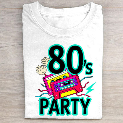 80's Party Retro Cassette T-Shirt
