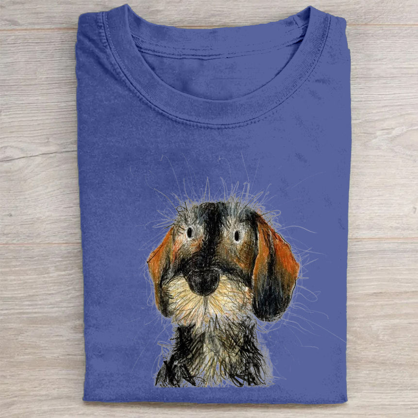 The Cute Dog Vintage T-shirt