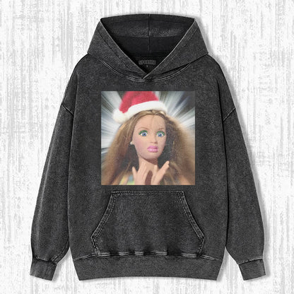 CHRISTMAS BARBIE MEME ICON TEE