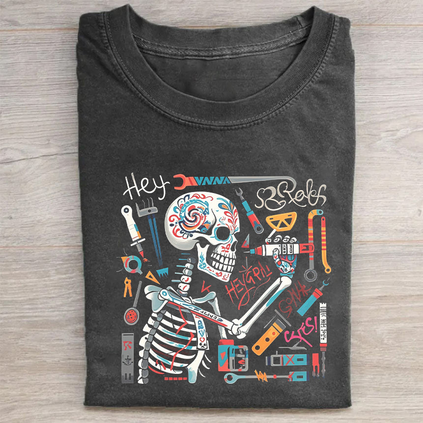 Heygraff Creativity Acid Wash T-Shirt