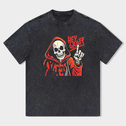 Heygraff Creativity Acid Wash T-Shirt