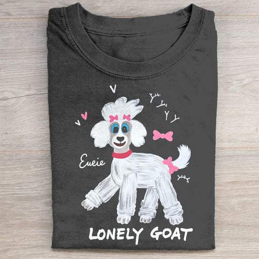 Cute Poodle Graphic T-Shirt