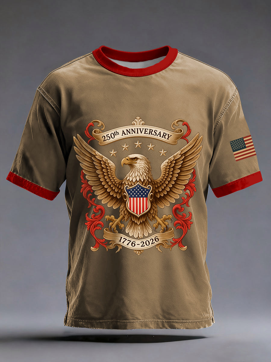 250th Anniversary Print T-Shirt For Men