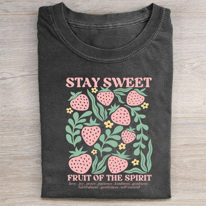 Boho Christian Strawberry T-shirt