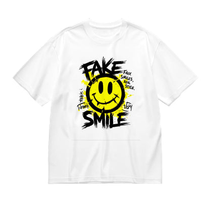 Fake Smile Graphic T-Shirt