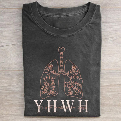 floral YHWH T-shirt