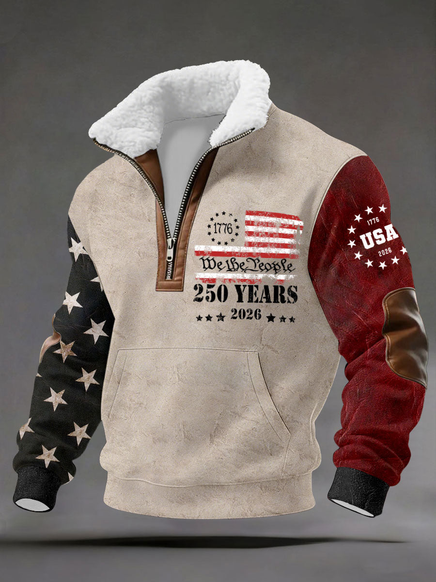 250 Years 1776-2026 Patriotic Tops For Men