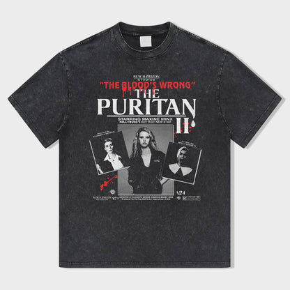 Dark Obsession Acid Wash T-Shirt - heygraff
