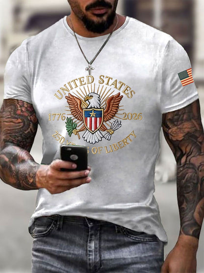 250th Anniversary Printed Casual T-Shirt For Men