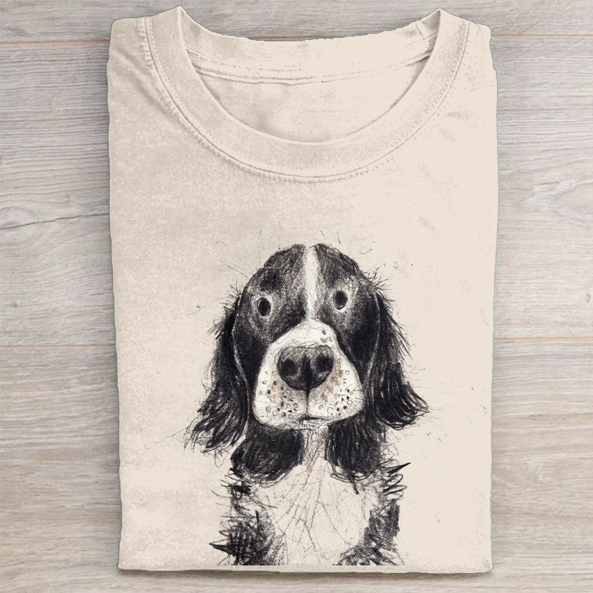 The Cute Dog Vintage T-shirt