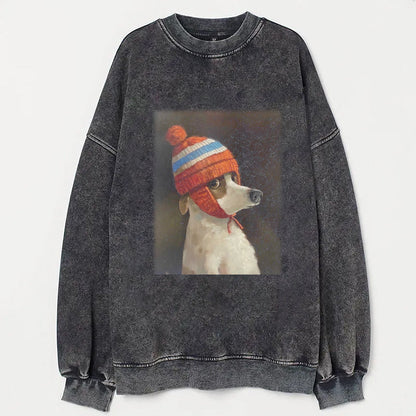 PUPPIES WITH COLD HATS T-SHIRT