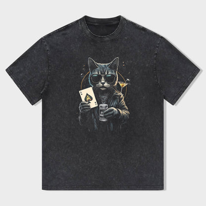 Cool Cat Graphic T-Shirt