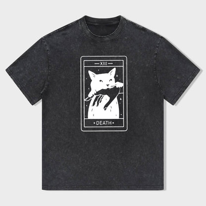 Tarot Card Black Cat T-shirt