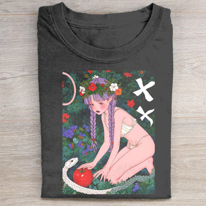Anime Girl Graphic T-Shirt
