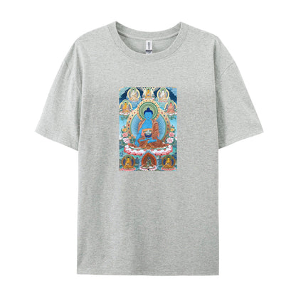 Buddha T-Shirt - Vintage Buddhist Art - Spiritual Meditation Tee