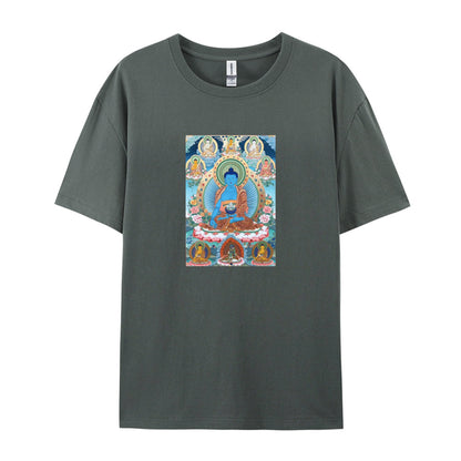 Buddha T-Shirt - Vintage Buddhist Art - Spiritual Meditation Tee