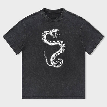 Snake Graphic Print Men's T-Shirt