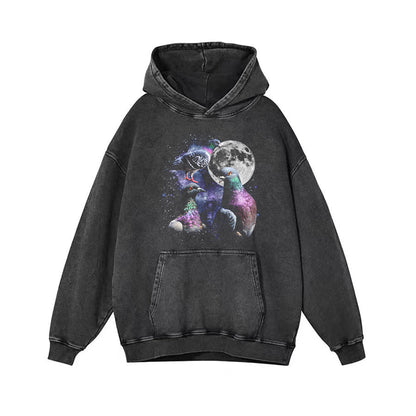 Three Pigeon Retro Graphic T-shirt