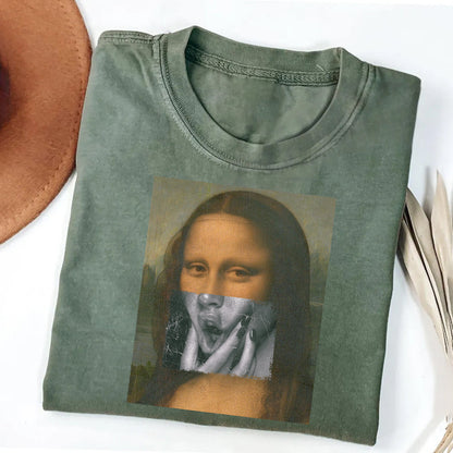 Mona Lisa Art Print Graphic T-Shirt