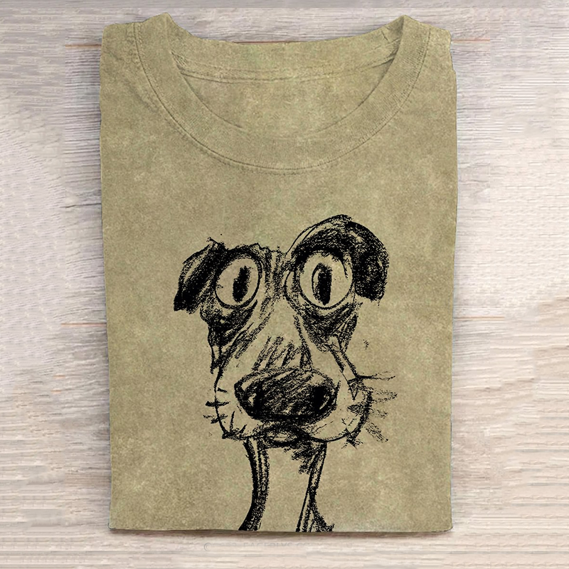 The Cute Dog Vintage T-shirt