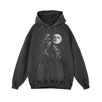 Frogs Howling To Moon T-shirt