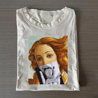 Renaissance Art Print Graphic T-Shirt