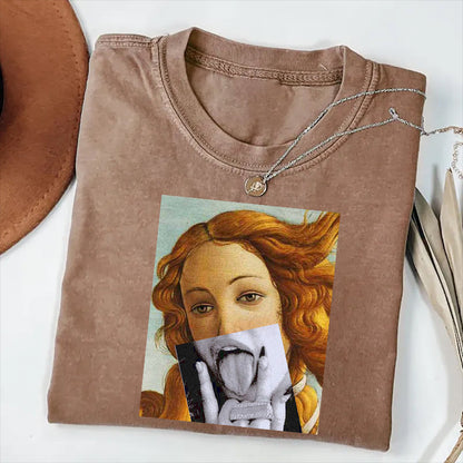 Renaissance Art Print Graphic T-Shirt