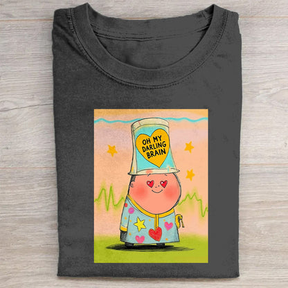 Cute Cartoon Character Graphic T-Shirt for Kids  Soft and Comfortable Tee with Fun Design