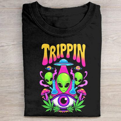 Trippin' Alien Graphic T-Shirt
