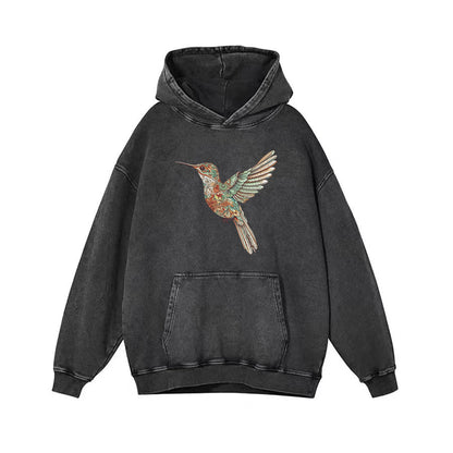 Boho Floral Hummingbird Shirt - heygraff