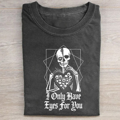 Skull Design Graphic Tee Men's Fashion Casual Short Sleeve T-Shirt