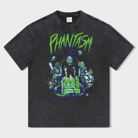Phantasm Acid Wash T-Shirt - heygraff