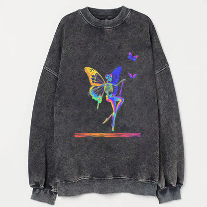 Colorful Butterfly Graphic T-Shirt